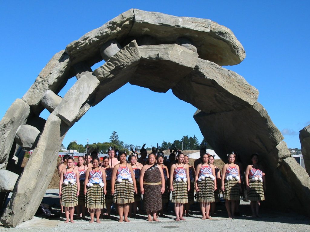 Paradise Stone used for huge sculptured arch